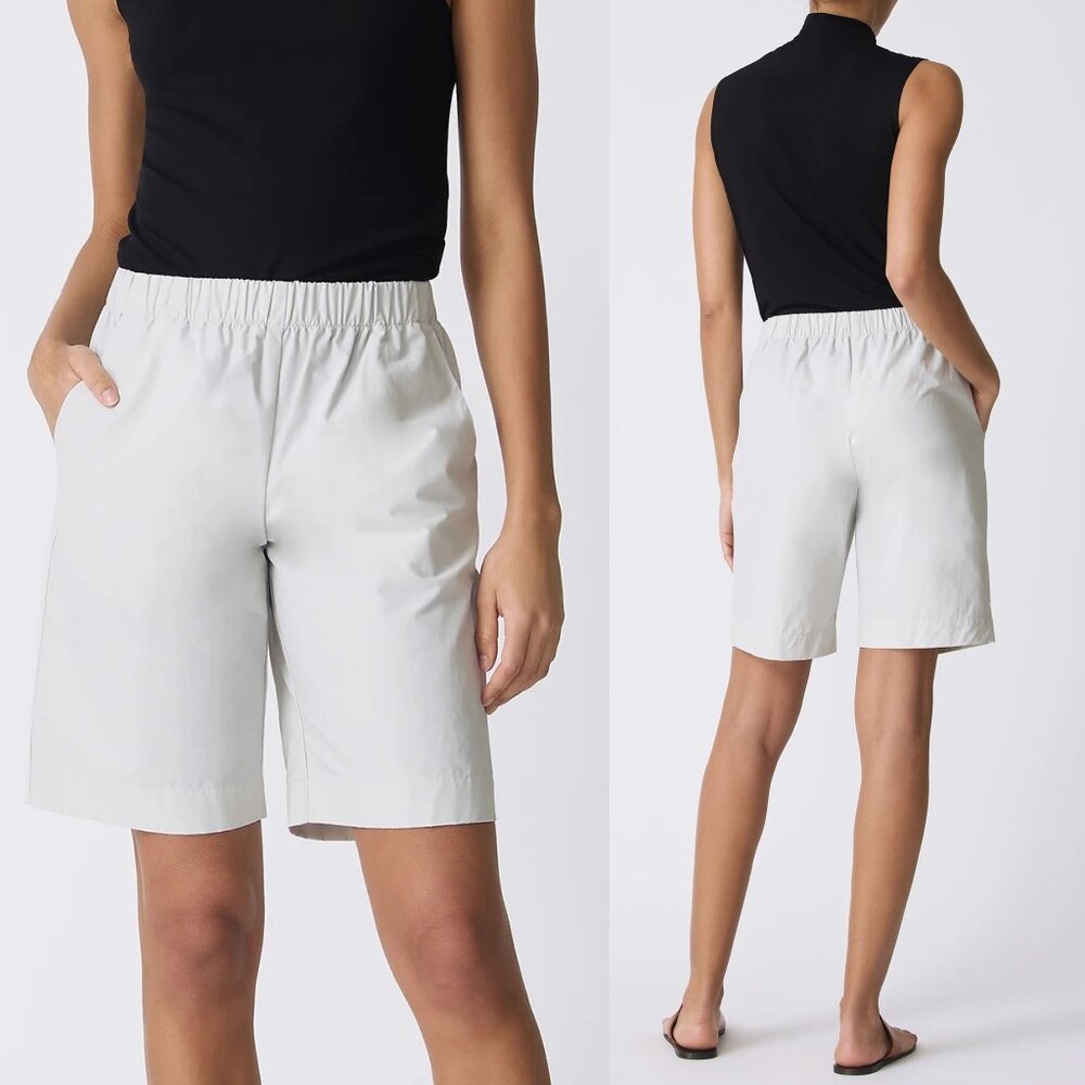 KAL RIEMAN Bahama Elastic Waist Bermuda Chino Shorts \\ XS